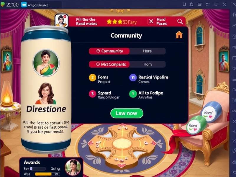 Rangoli Elegance Showcase Community Features